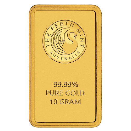Perth Mint 10 Gram Gold Minted Bar