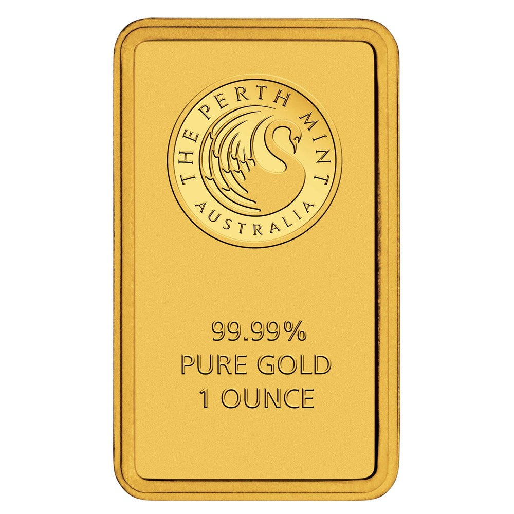 Perth Mint 1oz Gold Minted Bar Carded