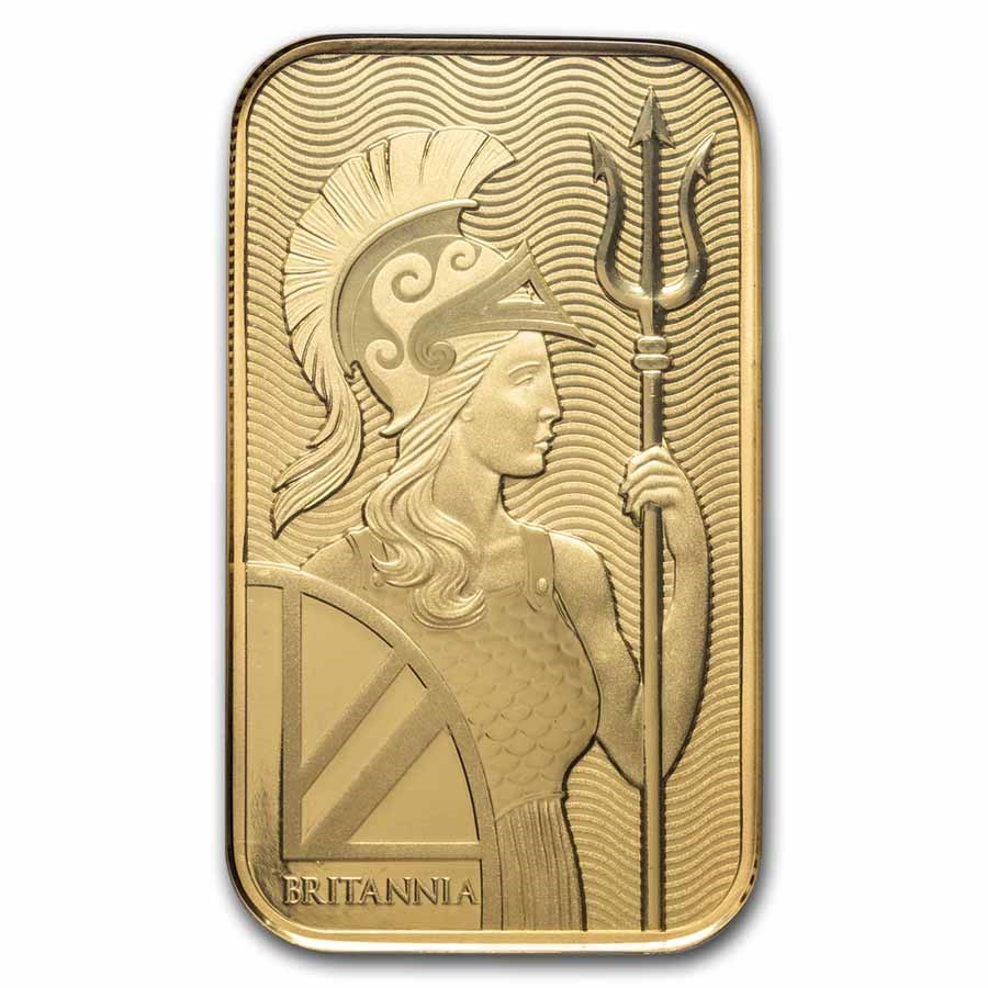 The Royal Mint Britannia (In Assay) 1 Oz Gold Bar