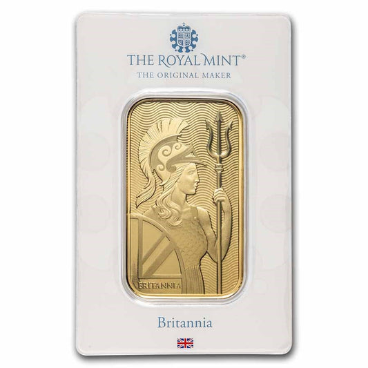 The Royal Mint Britannia (In Assay) 1 Oz Gold Bar