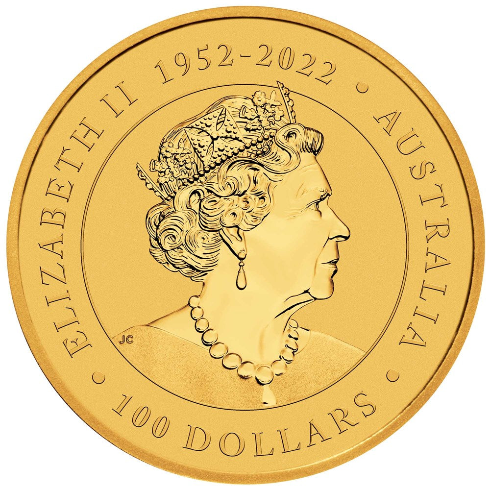 Australia 1 oz Gold Kangaroo Coin BU (Random Year)