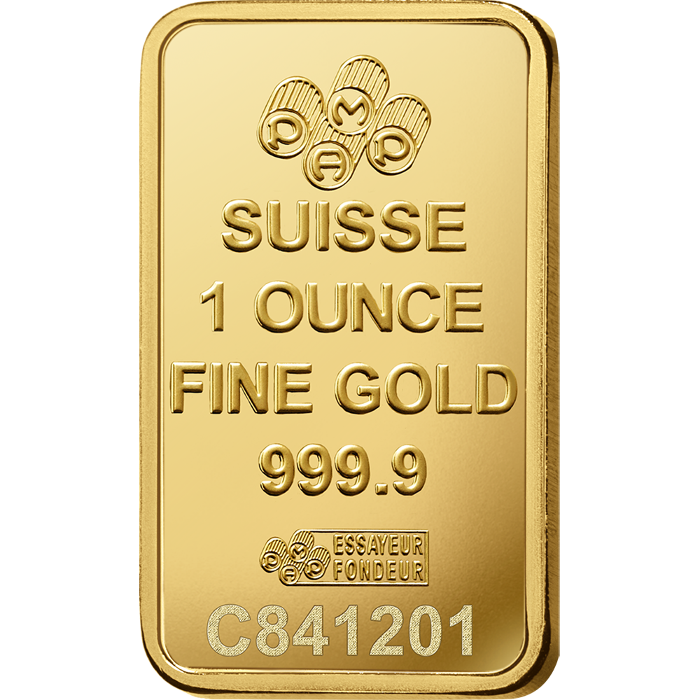 Fortuna Gold Minted Bar - 1 oz