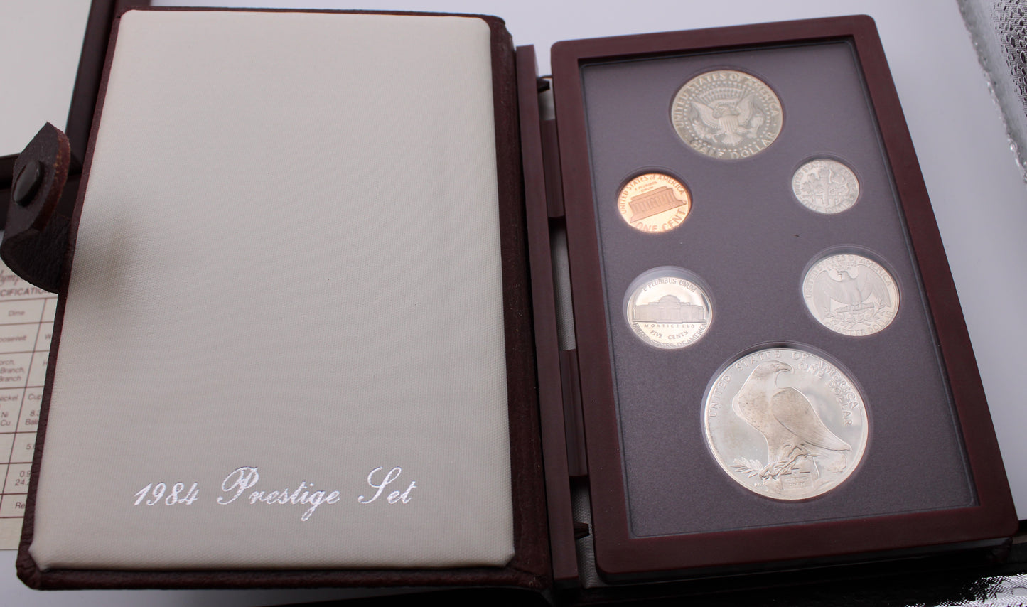 1984 US Mint Prestige Proof Set Original Government Packaging