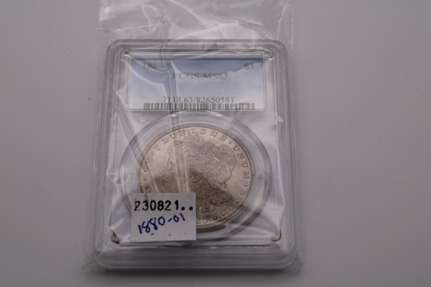 1880 S Morgan Dollar PCGS MS-63