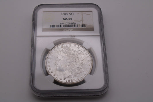 1888 P Morgan Dollar NGC MS-66