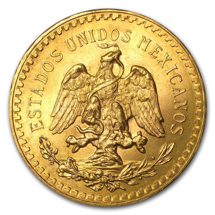 Mexico Gold 50 Pesos (Random Year)