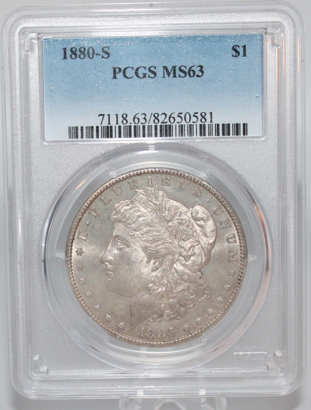 1880 S Morgan Dollar PCGS MS-63