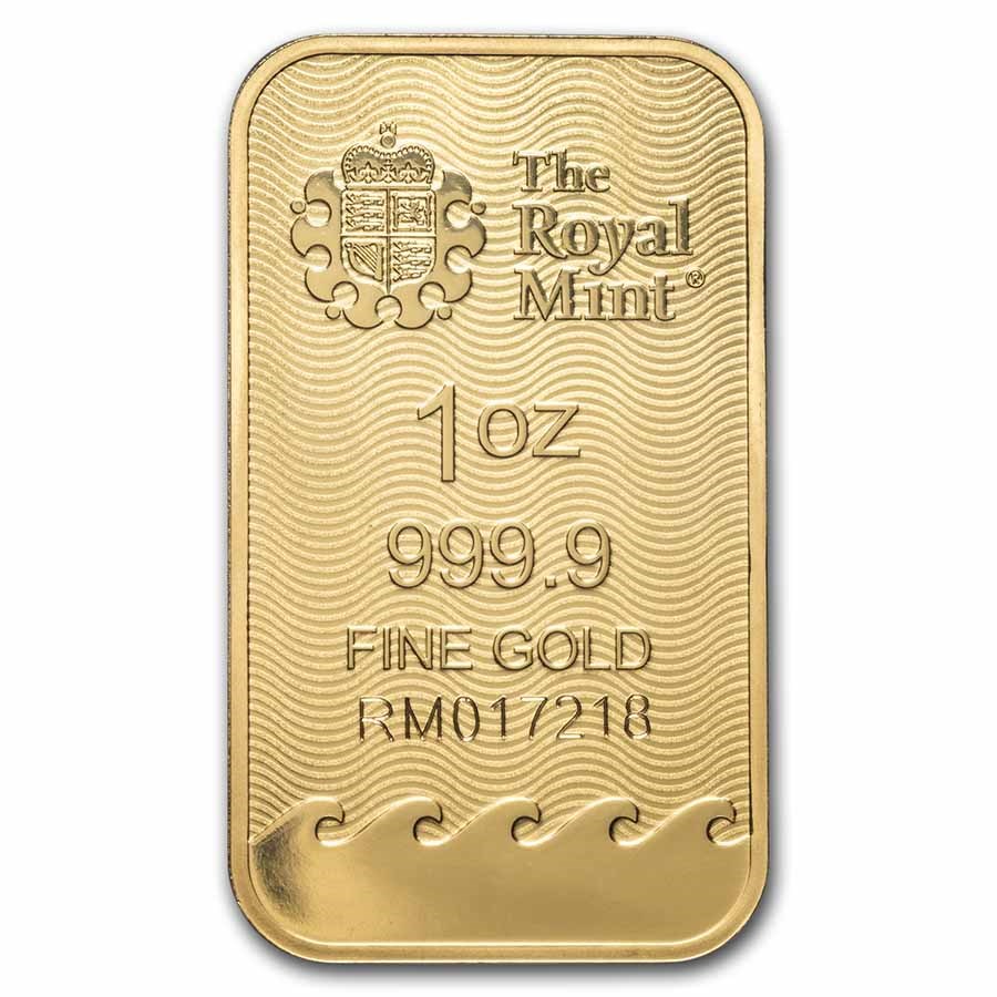 The Royal Mint Britannia (In Assay) 1 Oz Gold Bar