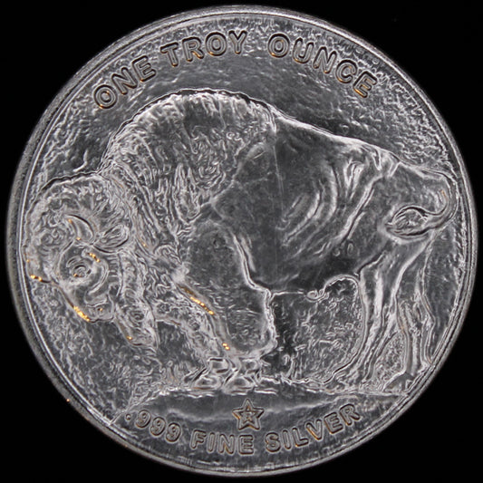 Regency Mint Buffalo Indian Head 1 OZ - .999 Fine Silver Rounds